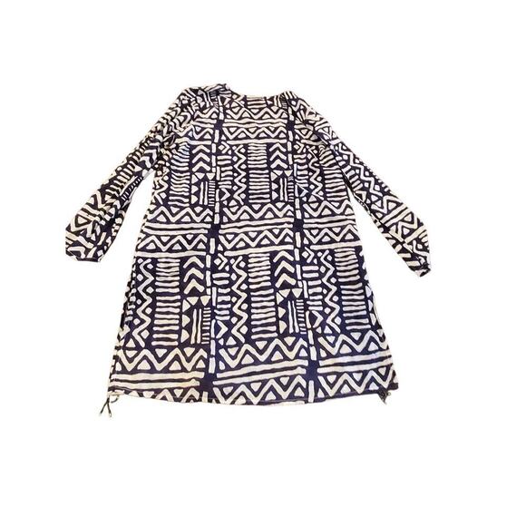 Roller Rabbit Purple aztec print  tunic Cotton Small - Picture 2 of 8